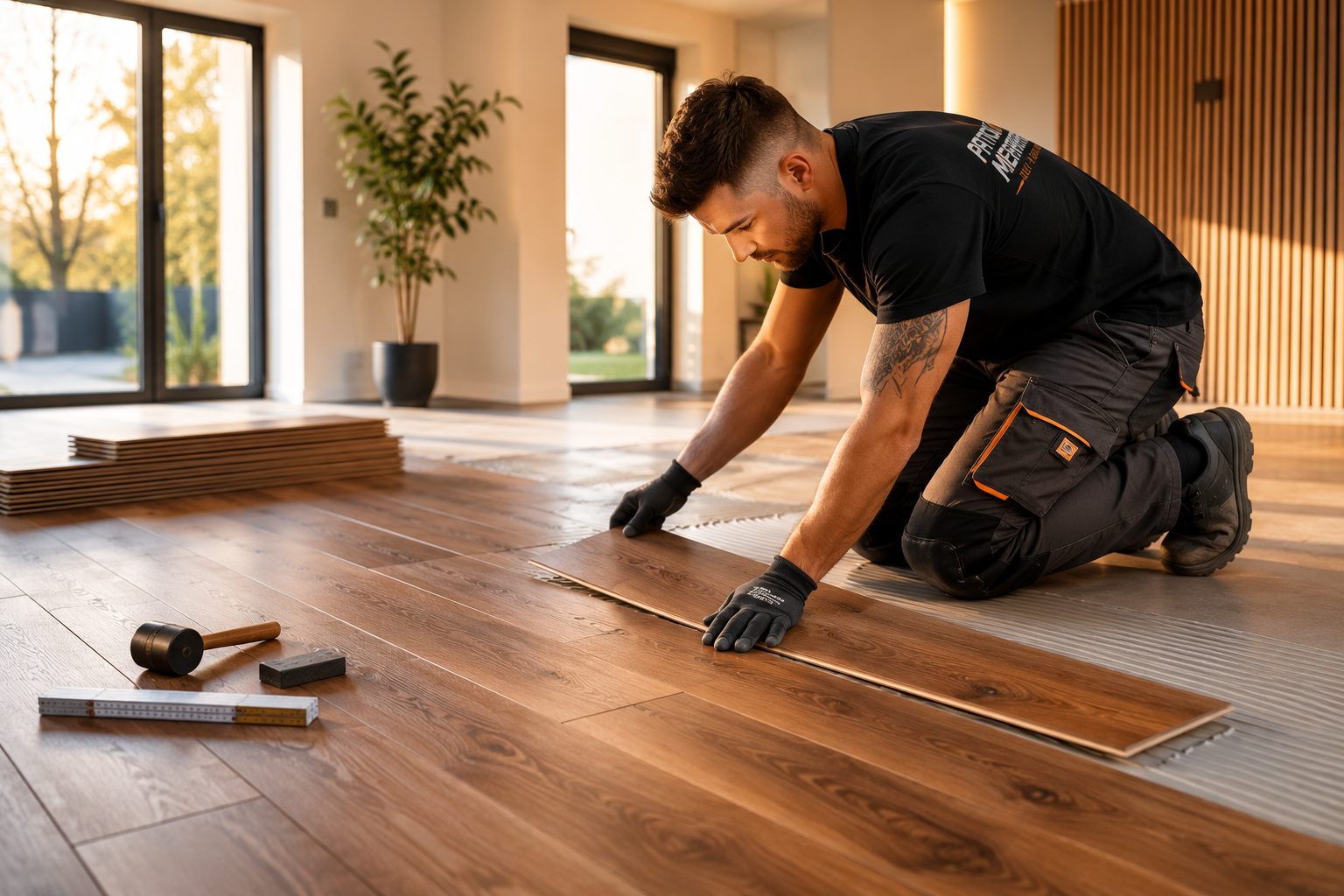 Bodenbeläge verlegen — Laminat, Vinyl und Designboden